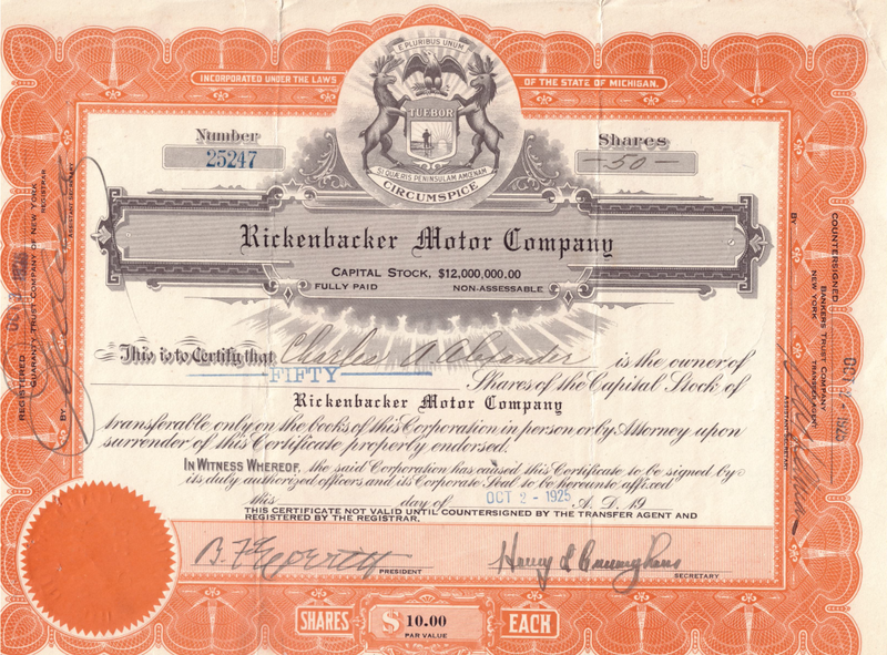 Illustration for article titled A Reader Sent Me An Amazing Gift: 10 Shares Of Defunct Automobile Brand Willys-Overland